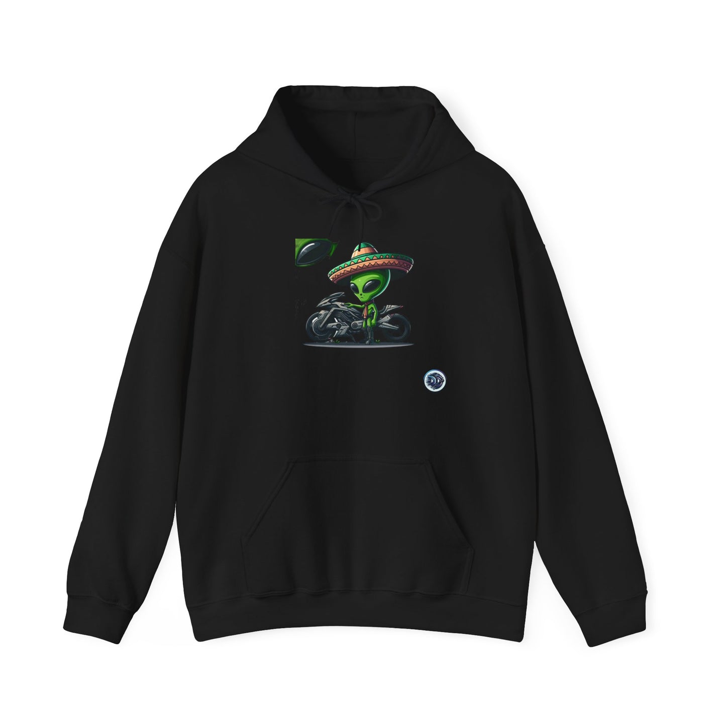 Alien Rider Graphic Hoodie
