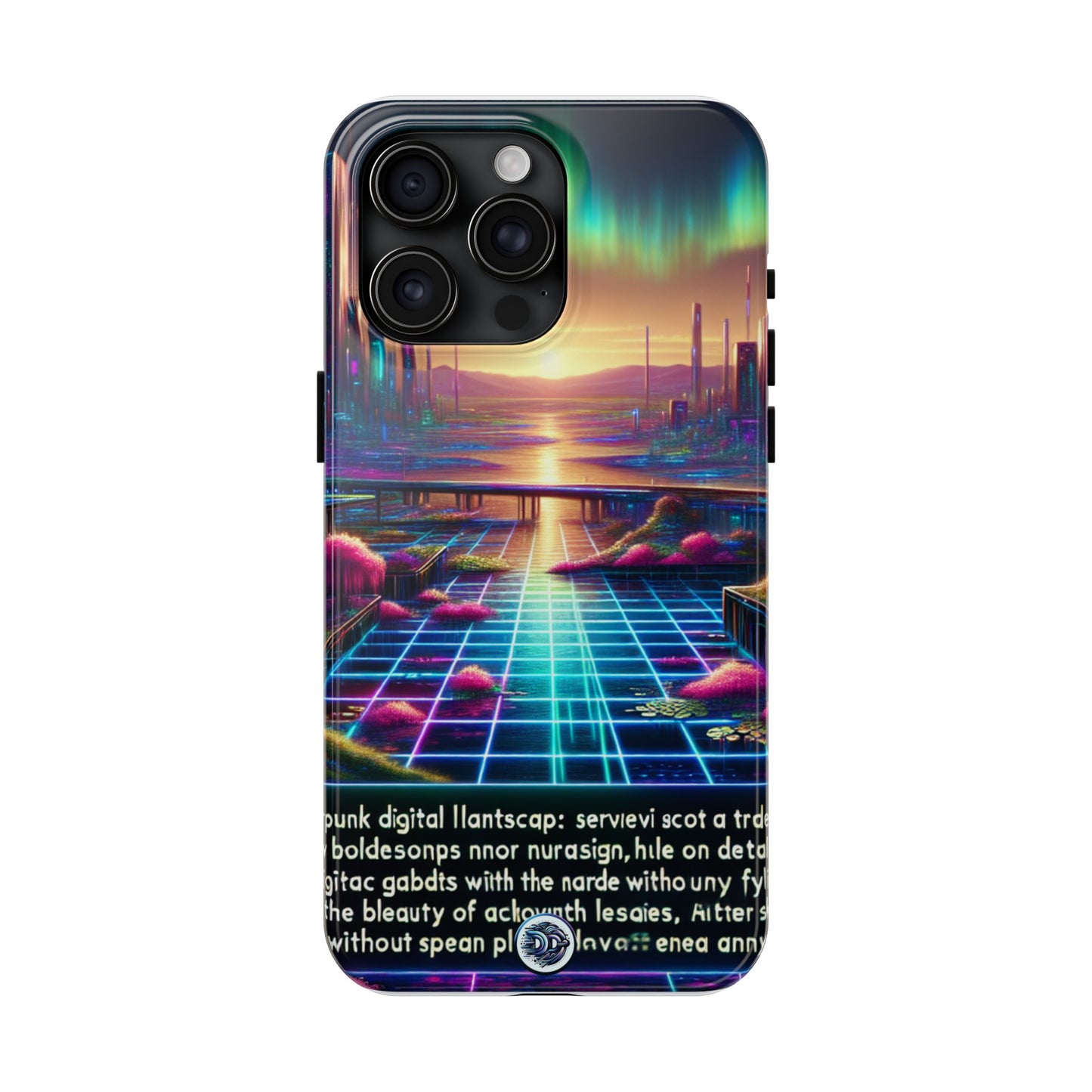 Neon Sunset Cybercity Phone Case