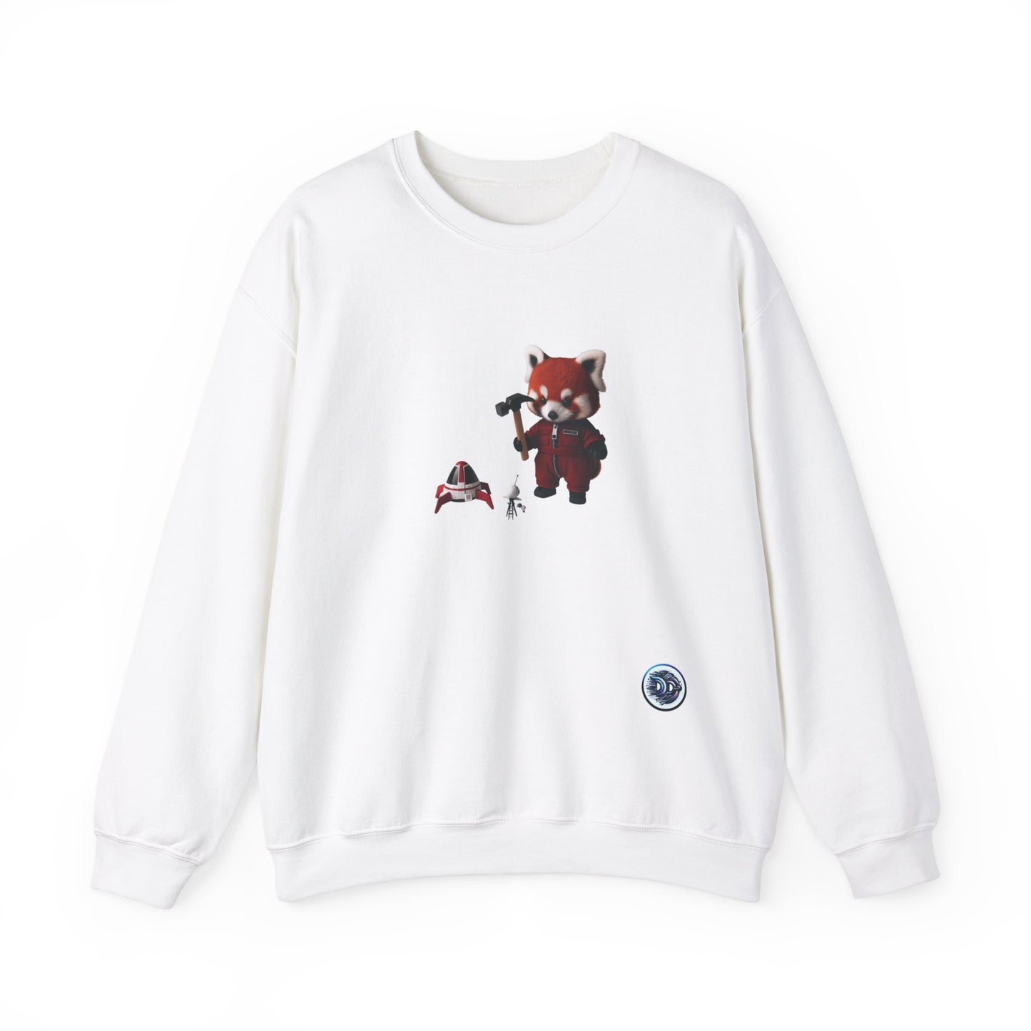 Red Panda Astronaut Crewneck