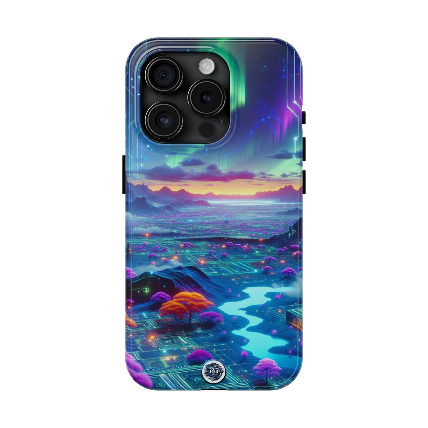 Cyber Aurora Scenic Phone Case