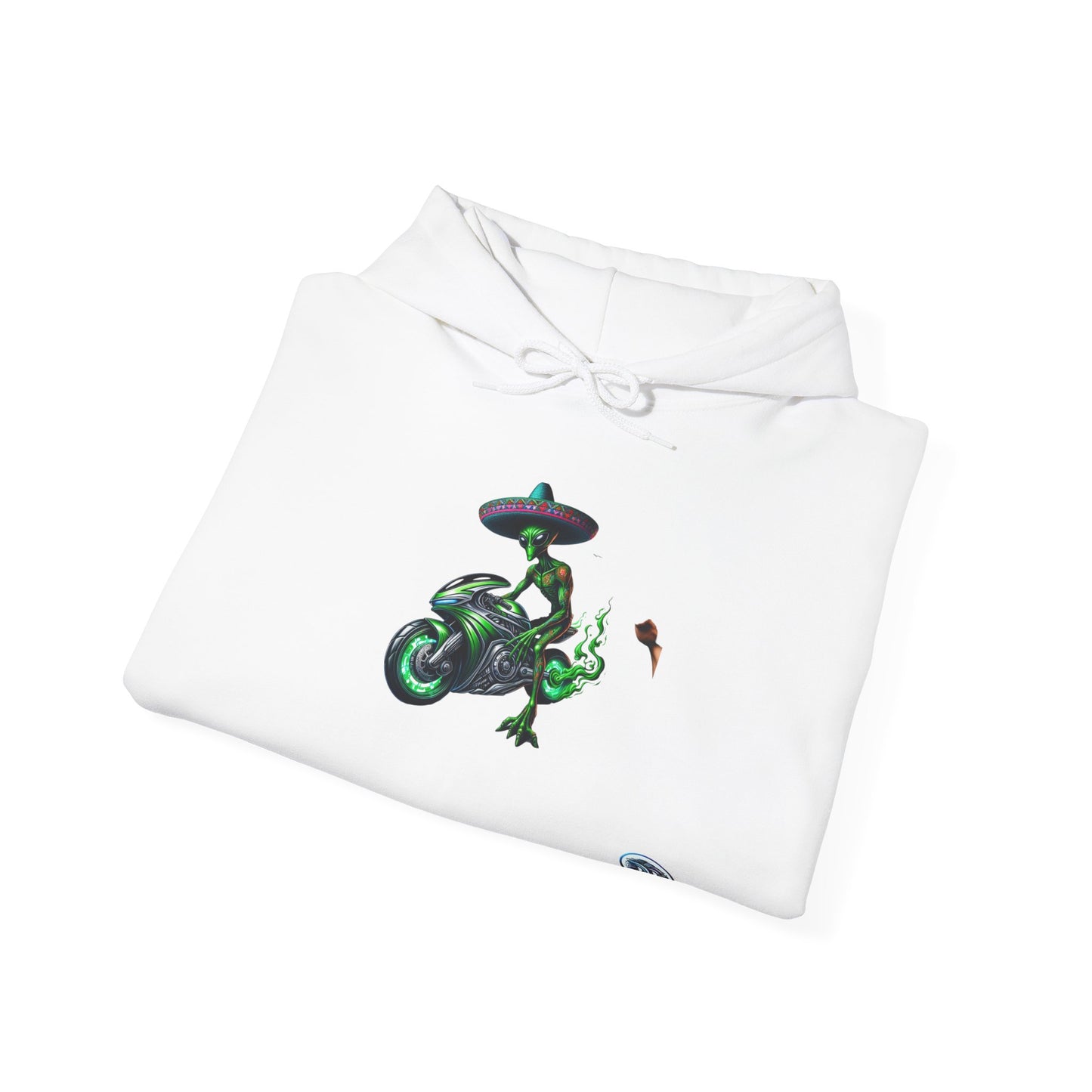 Alien Rider Graphic Hoodie