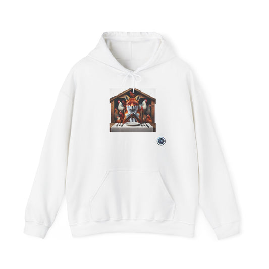 Fox and Hens Hoodie