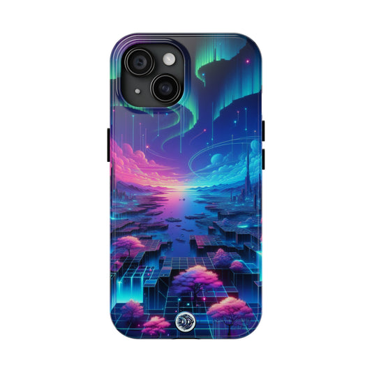 Neon Cityscape Fantasy Phone Case