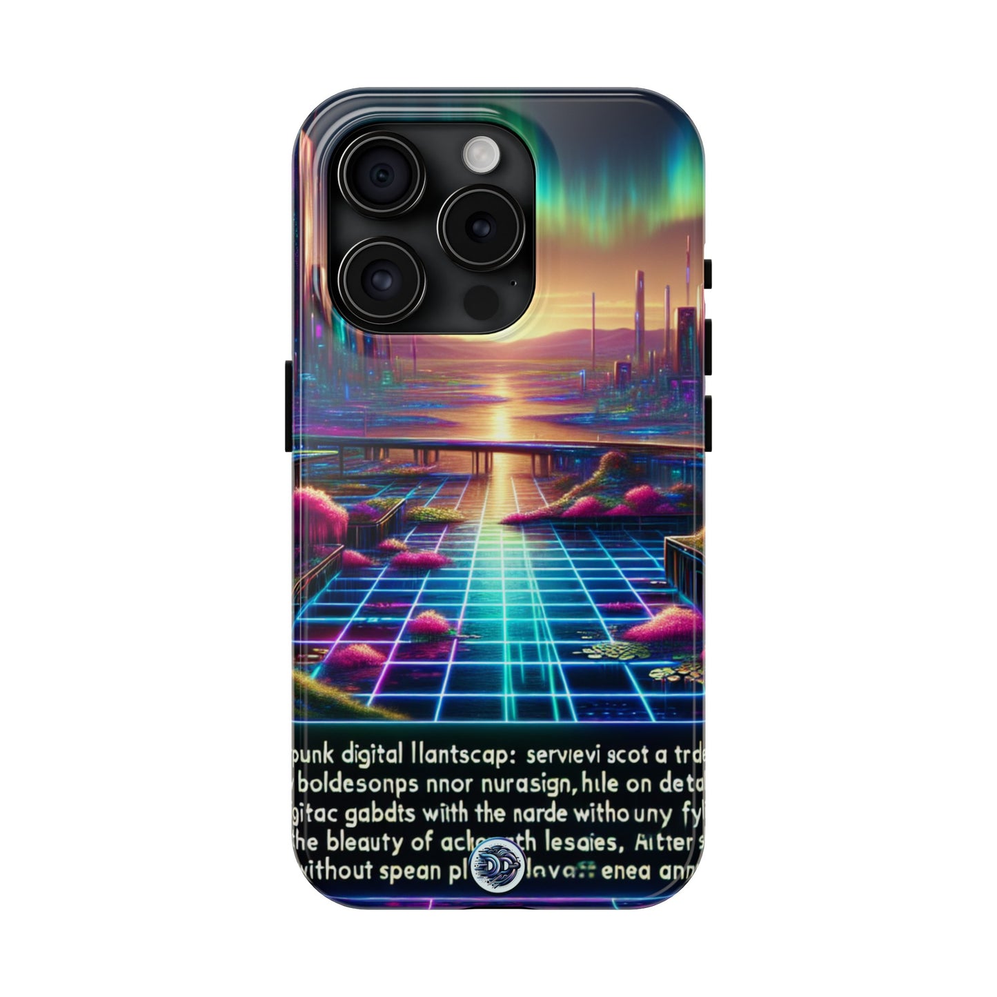 Neon Sunset Cybercity Phone Case