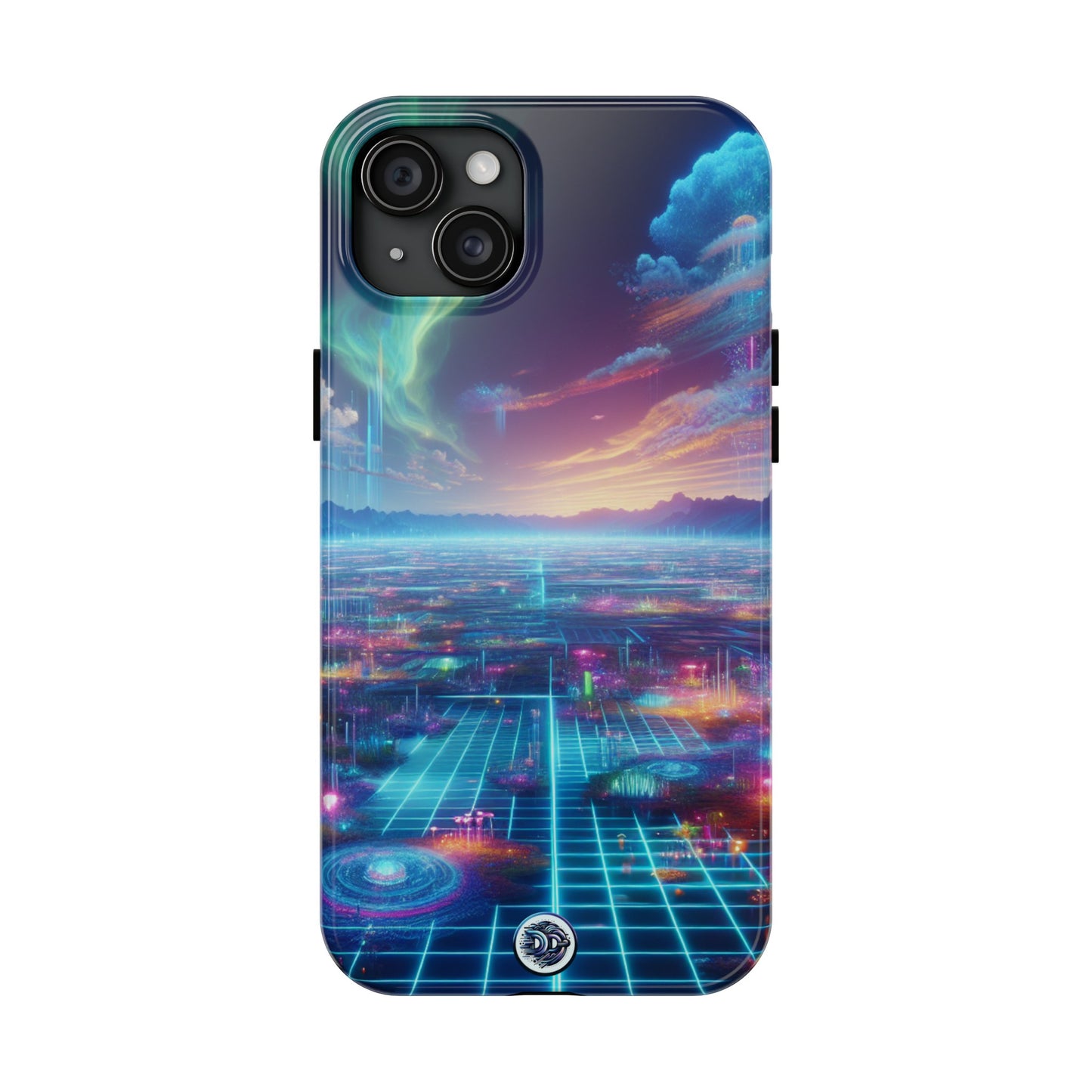 Aurora Neon Cityscape Phone Case