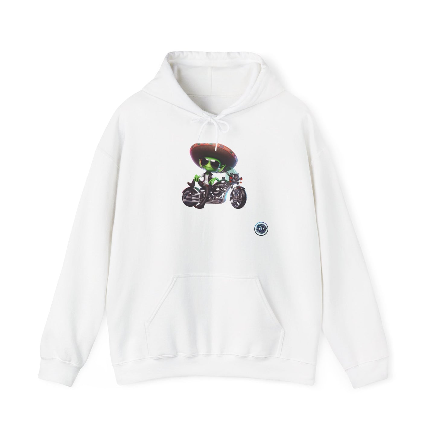 Alien Biker Coolness Hoodie