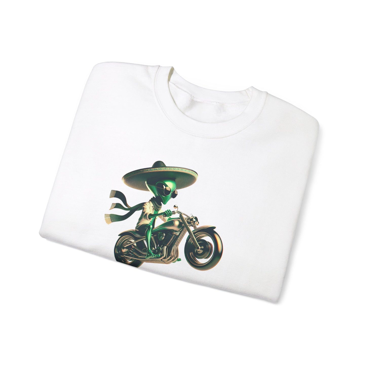 Alien Biker Sombrero Crewneck