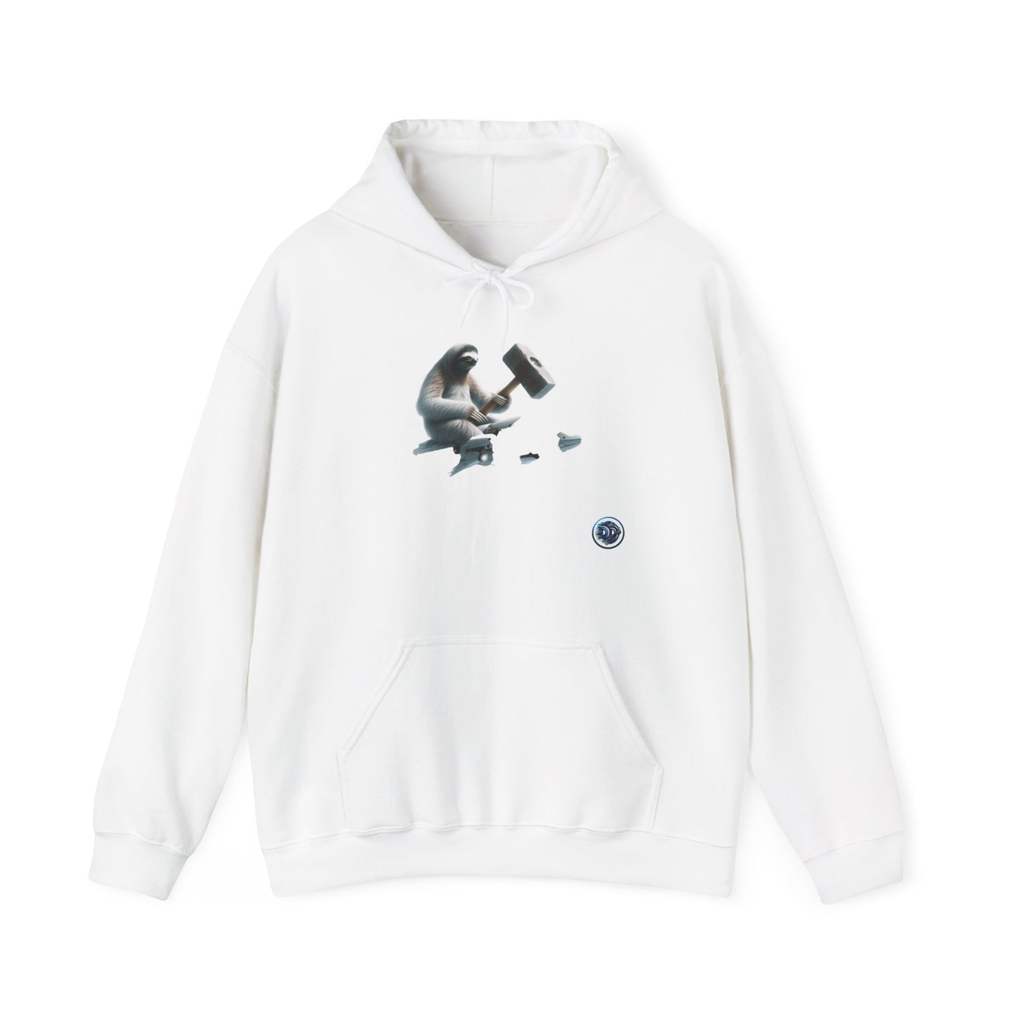 Sloth Space Hammer Hoodie