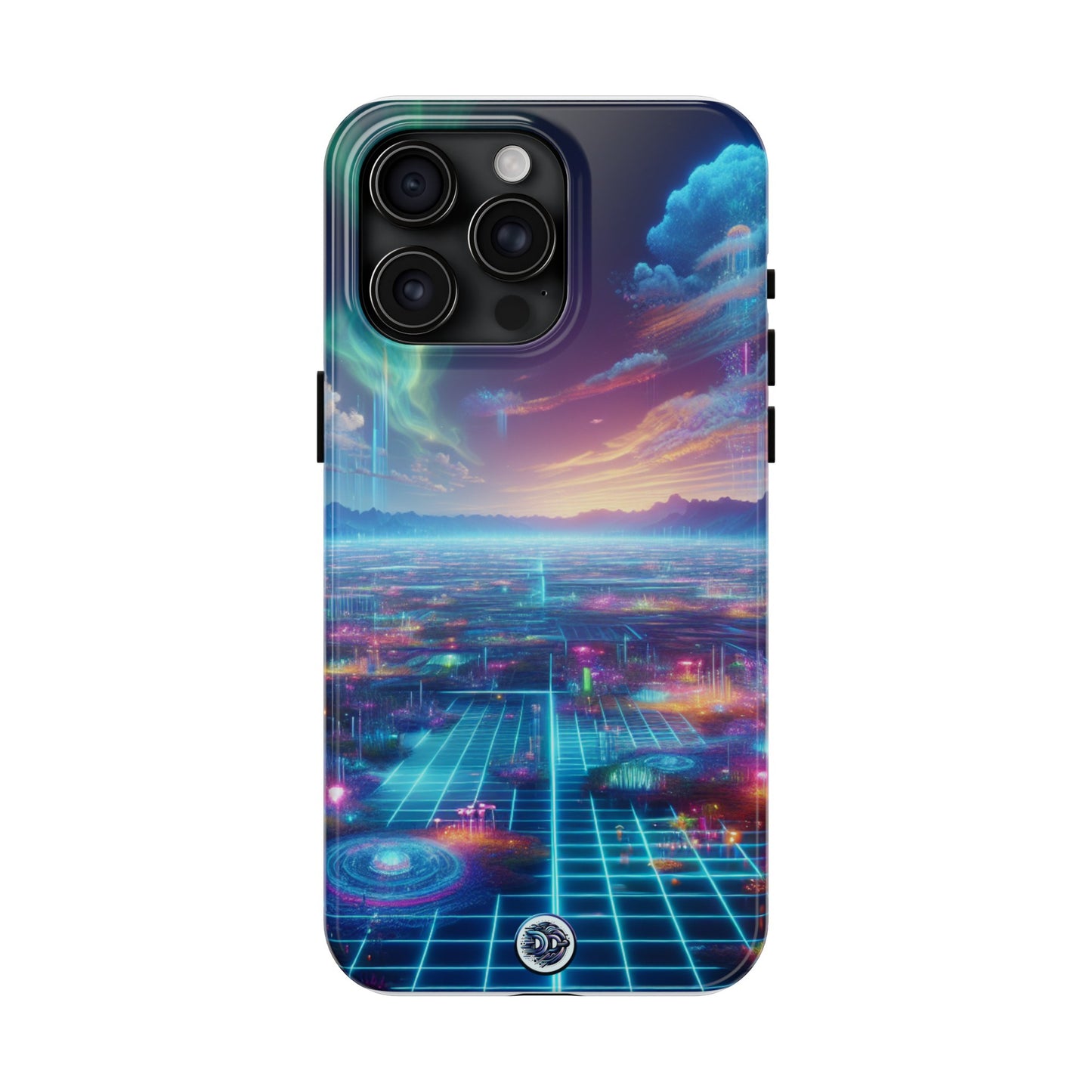 Aurora Neon Cityscape Phone Case