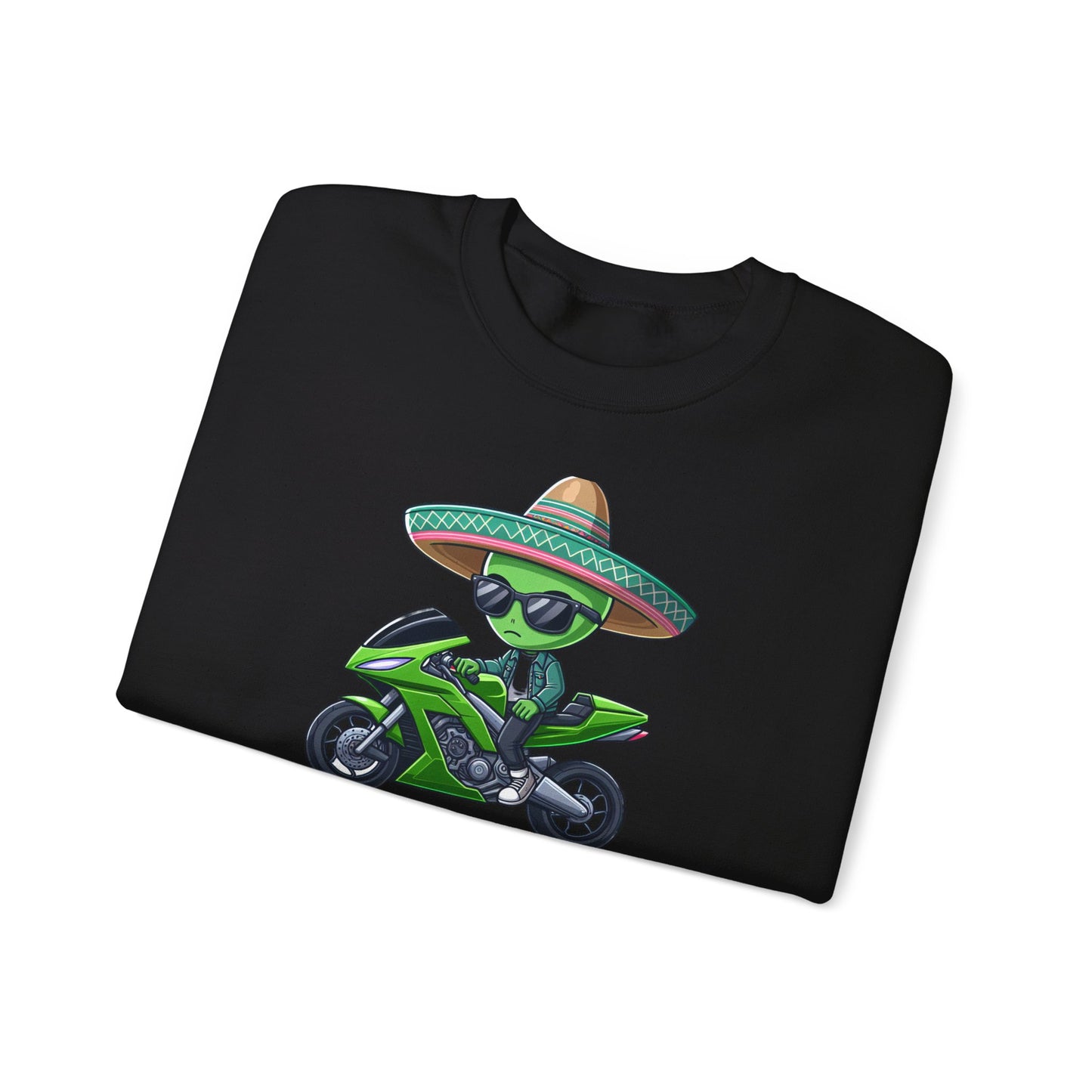 Cool Alien Rider Crewneck