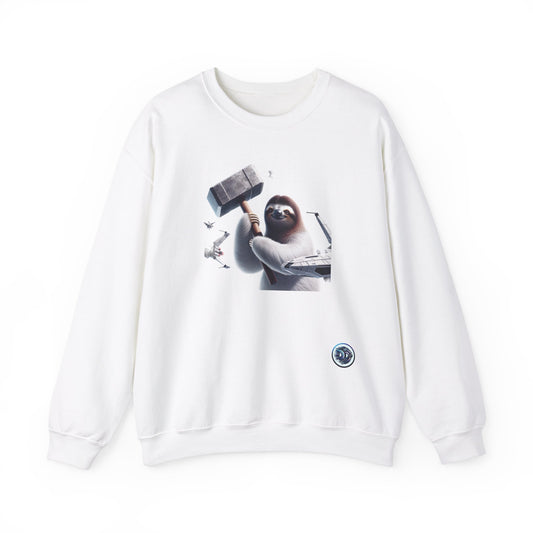 Cosmic Sloth Hammer Crewneck