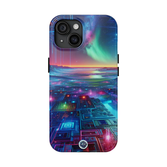 Cyber Aurora Scenic Phone Case
