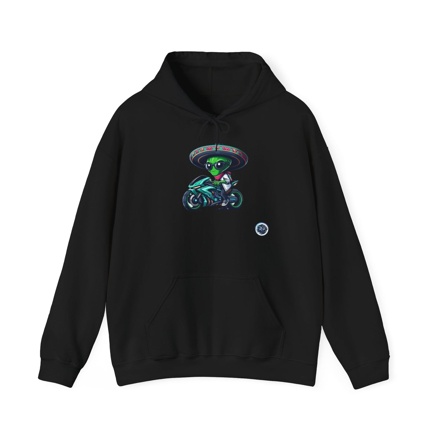 Alien Rider Graphic Hoodie