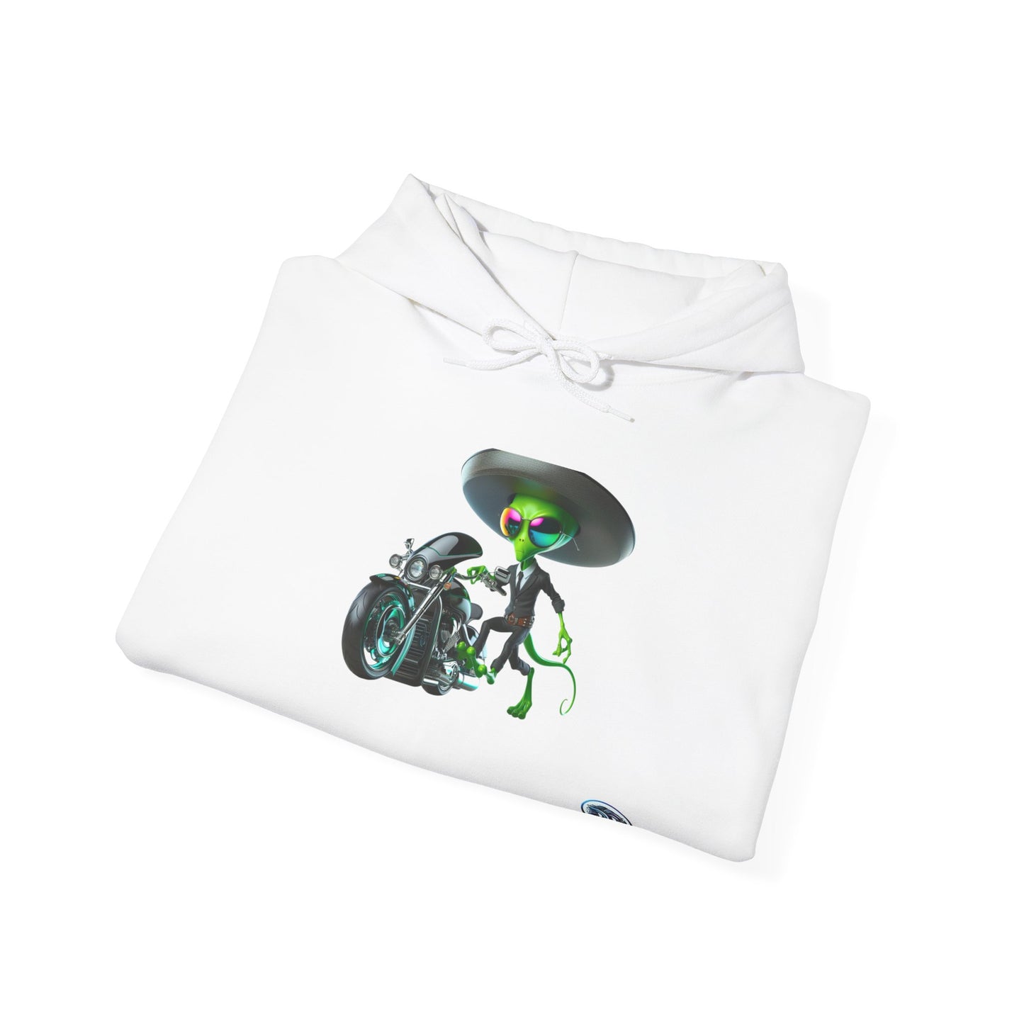 Alien Biker Cool Hoodie