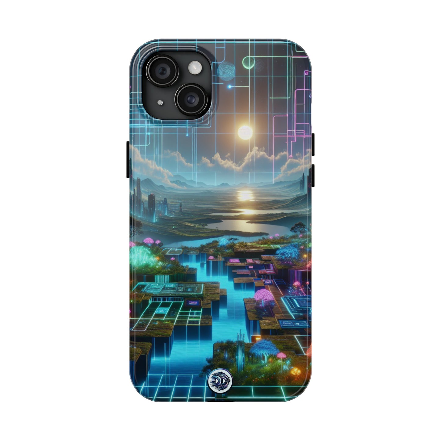 Cyberpunk Sunrise Scenic Phone Case