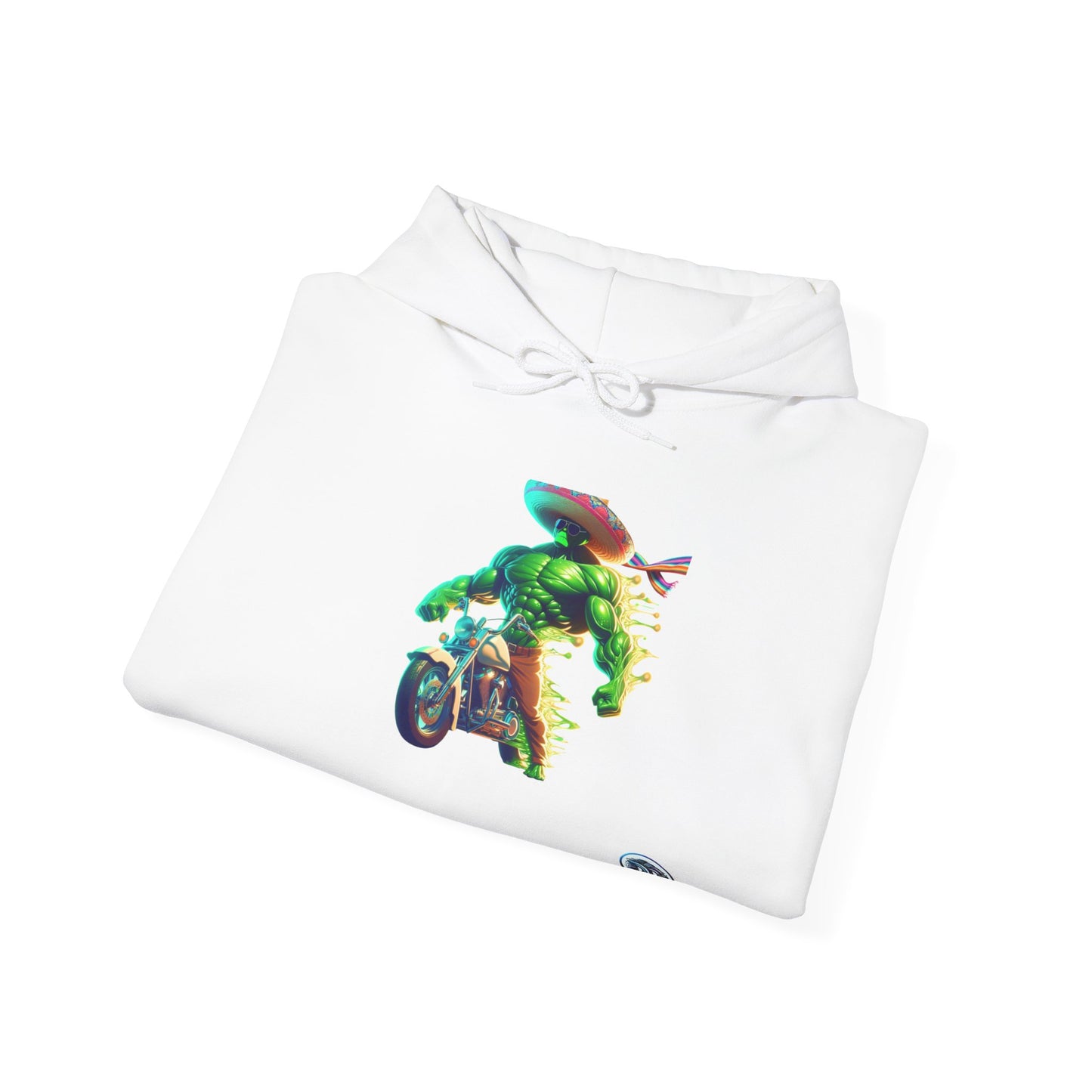 Muscular Biker Fiesta Hoodie