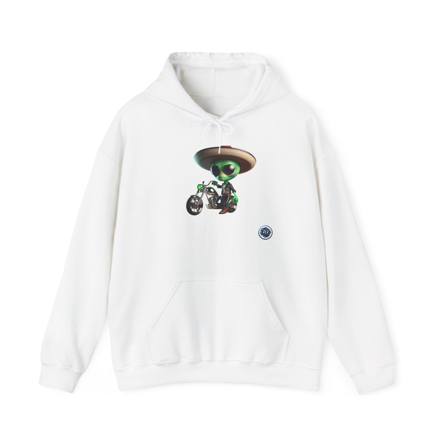 Alien Biker Cool Hoodie