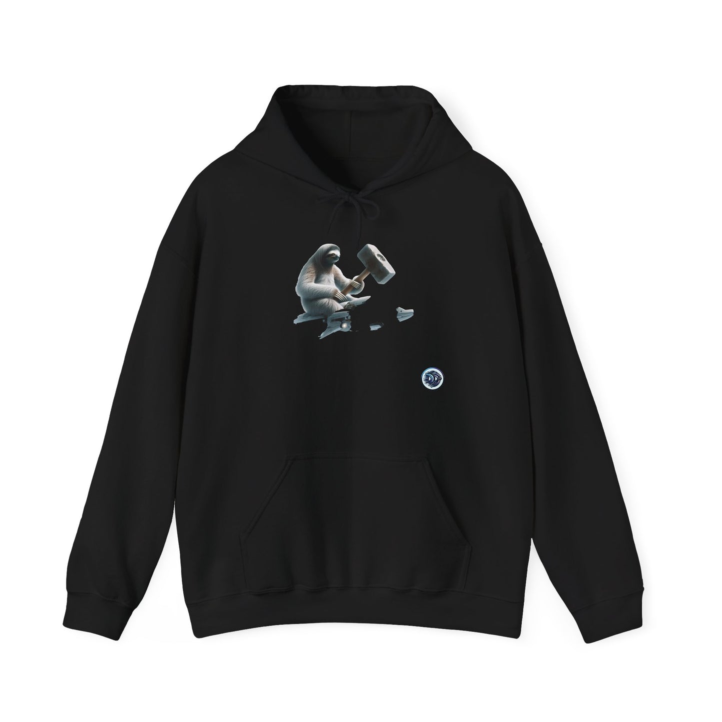 Sloth Space Hammer Hoodie