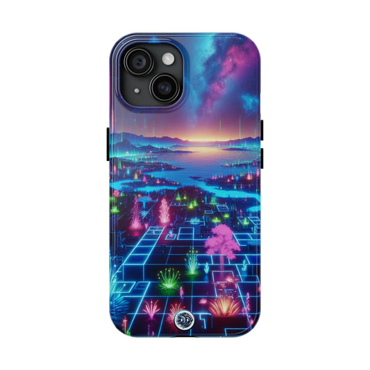 Neon Landscape Sunset Phone Case