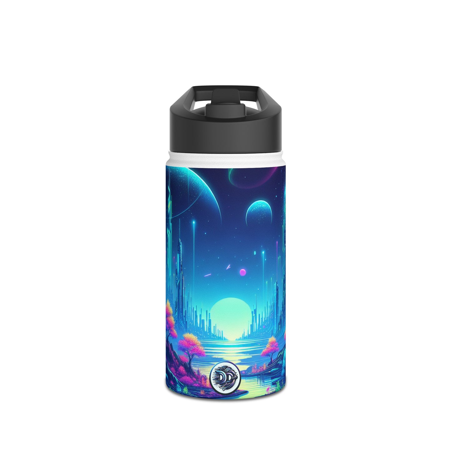 Futuristic Neon Bottle