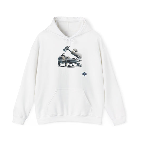 Sloth Mechanic Spaceship Hoodie
