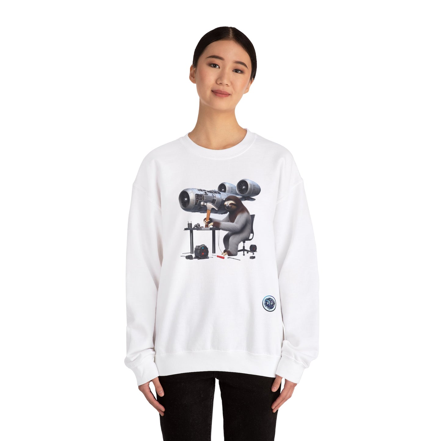 Sloth Space Engineer Crewneck