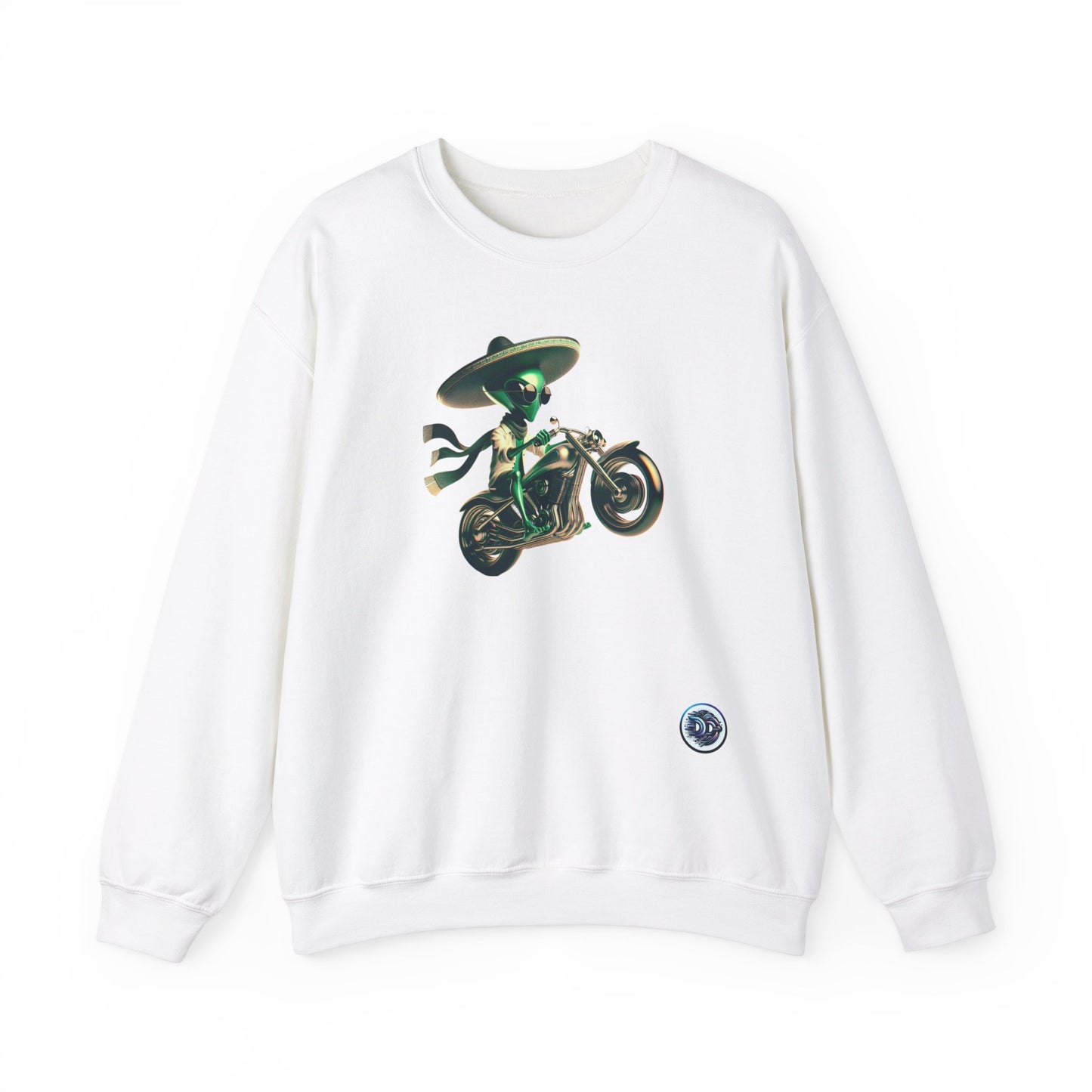 Alien Biker Sombrero Crewneck