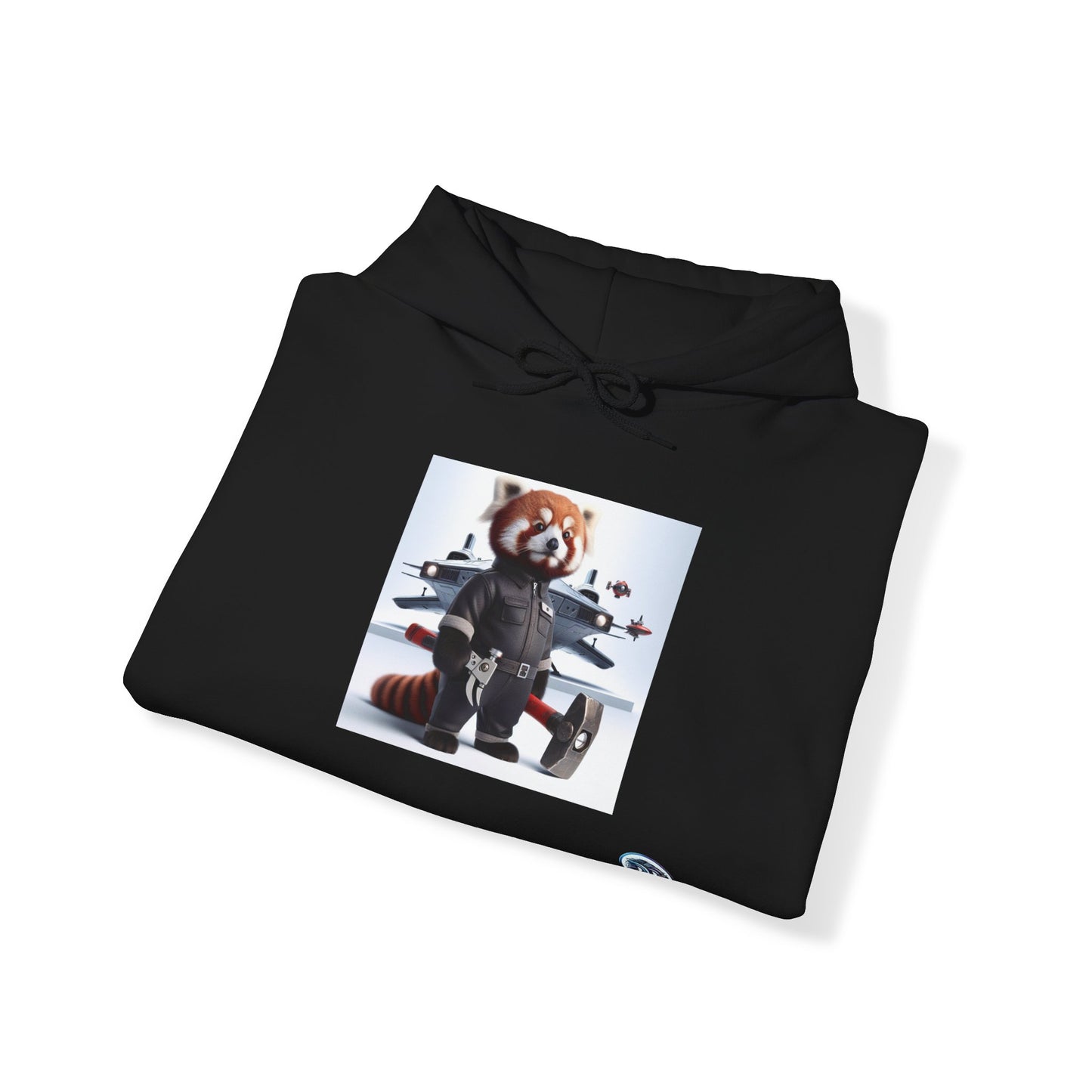Space Engineer Red Panda Hoodie
