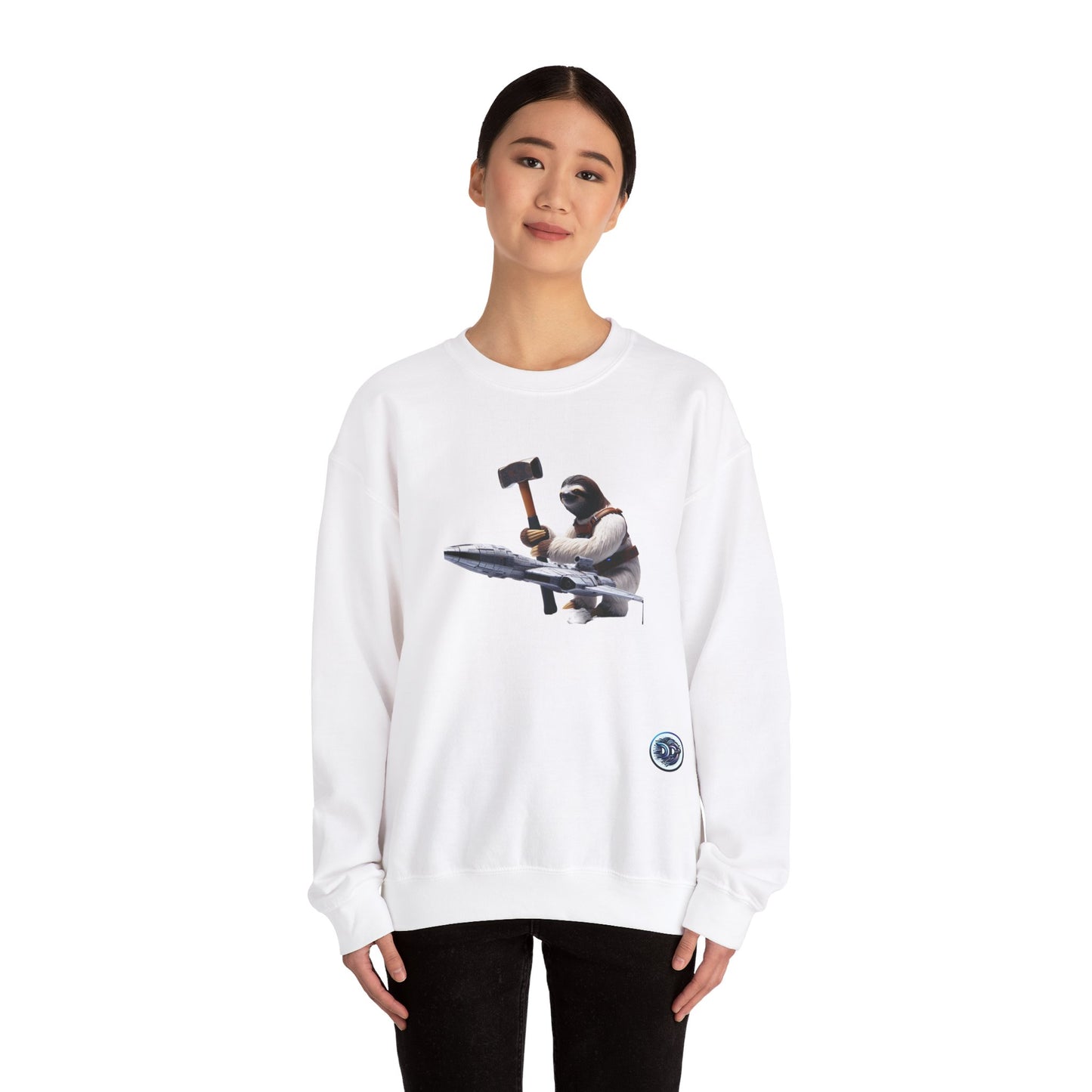 Sloth Space Engineer Crewneck