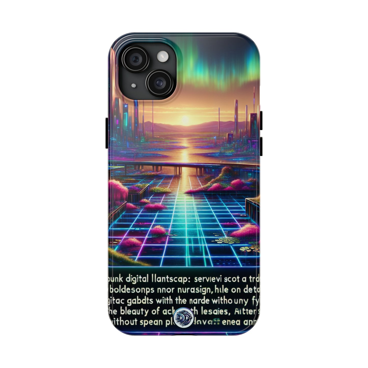 Neon Sunset Cybercity Phone Case