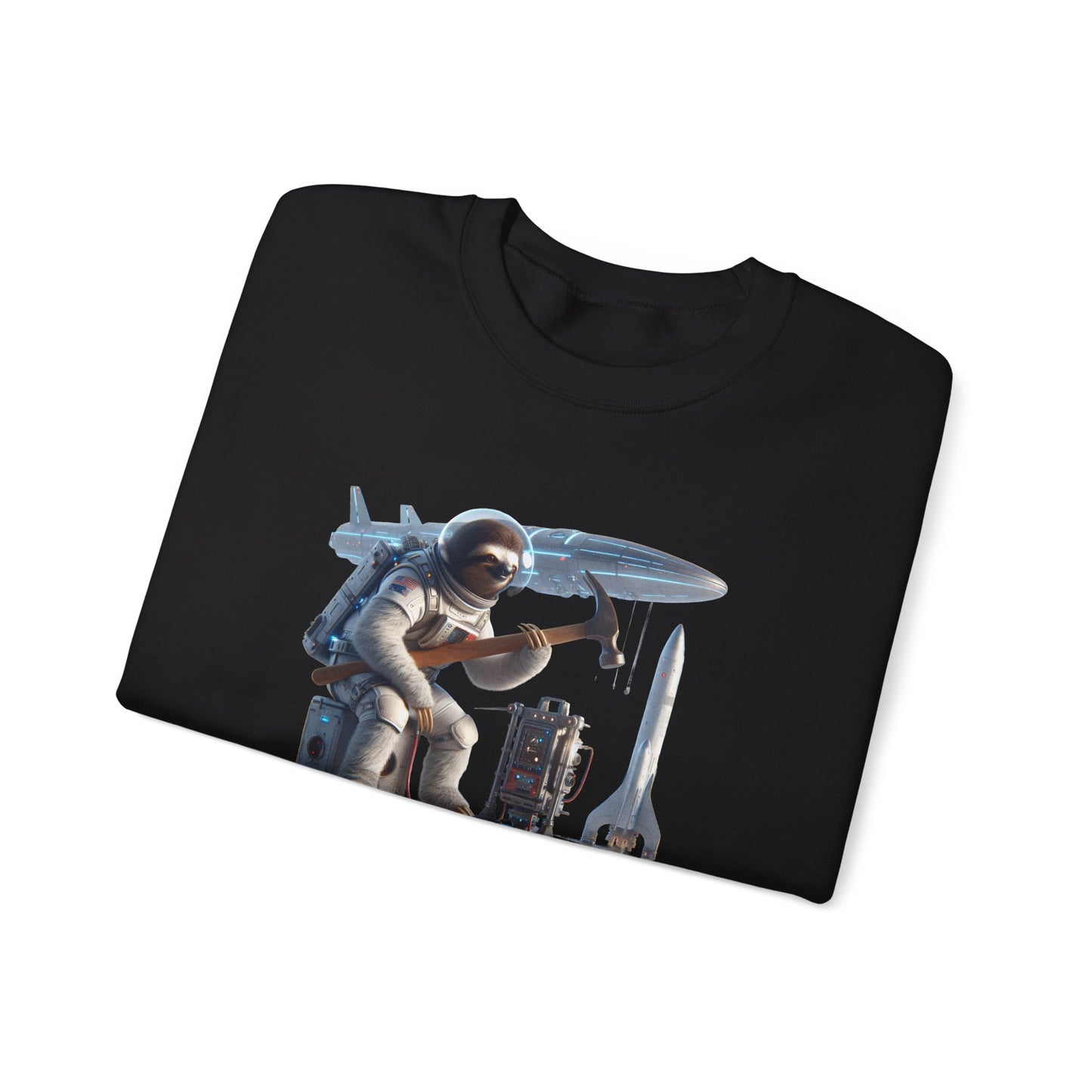 Sloth Astronaut Repair Crewneck