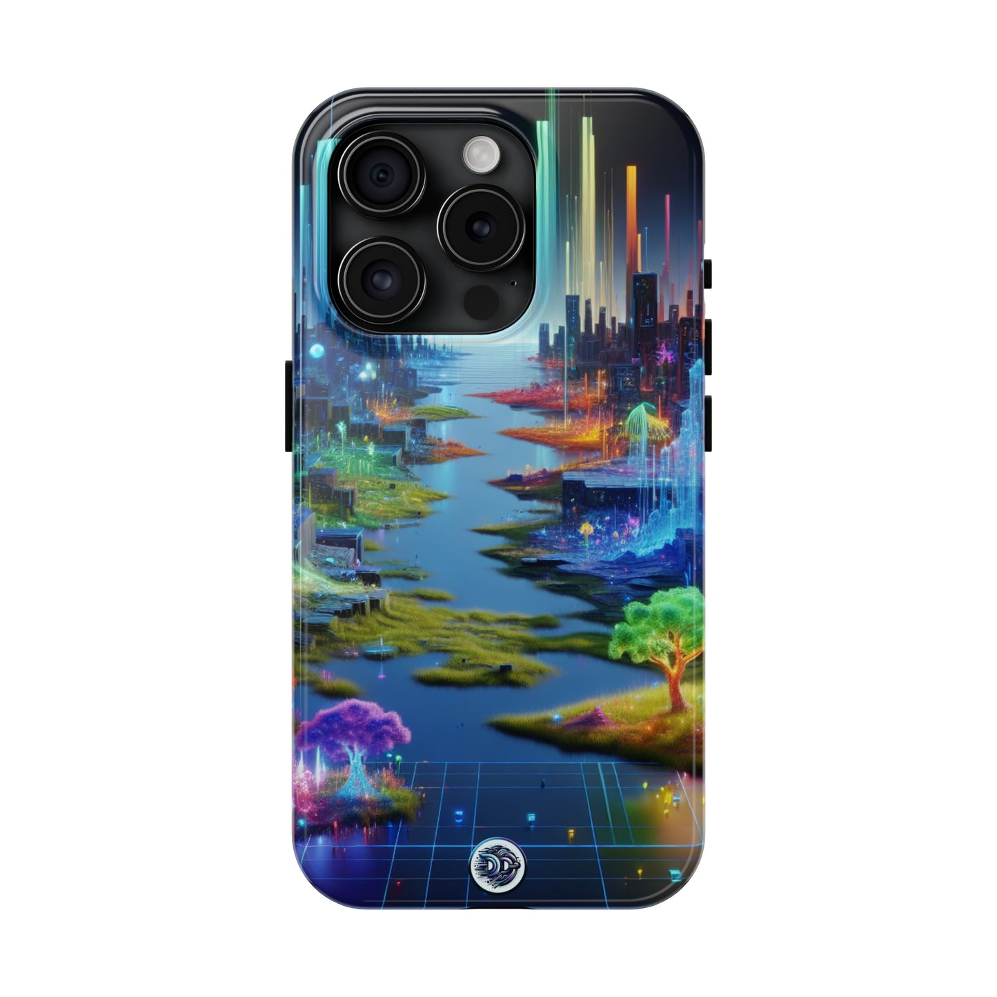 Futuristic Cityscape Glow Case