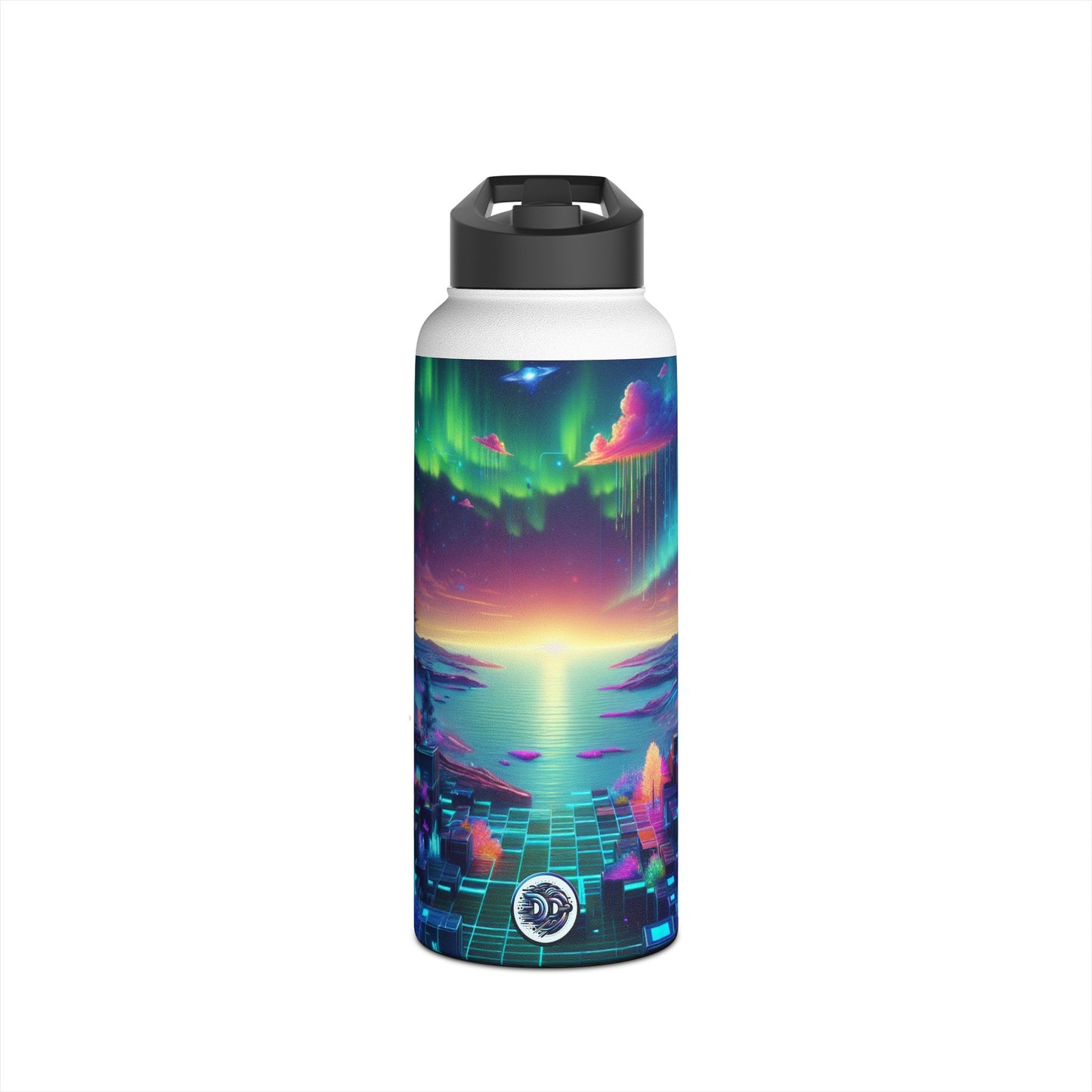 Futuristic Neon Bottle