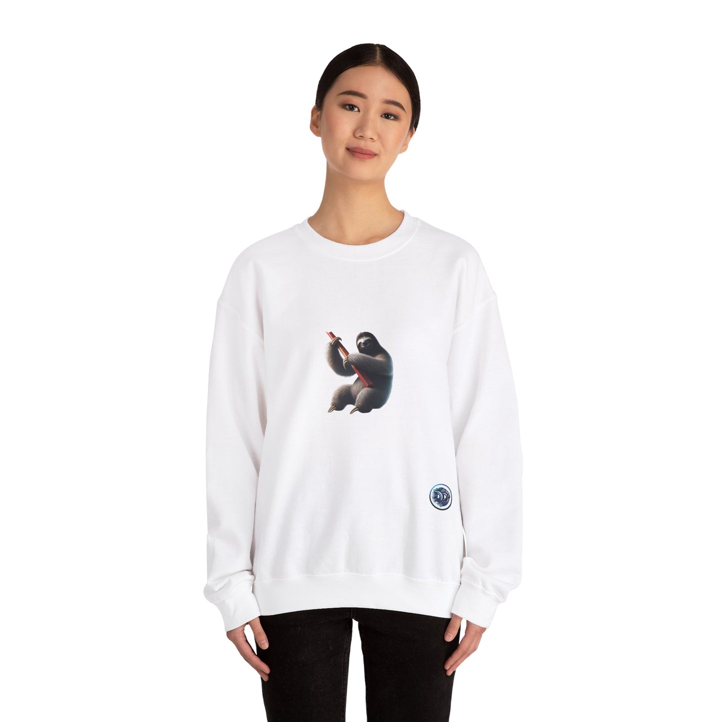 Space Sloth Mechanic Crewneck