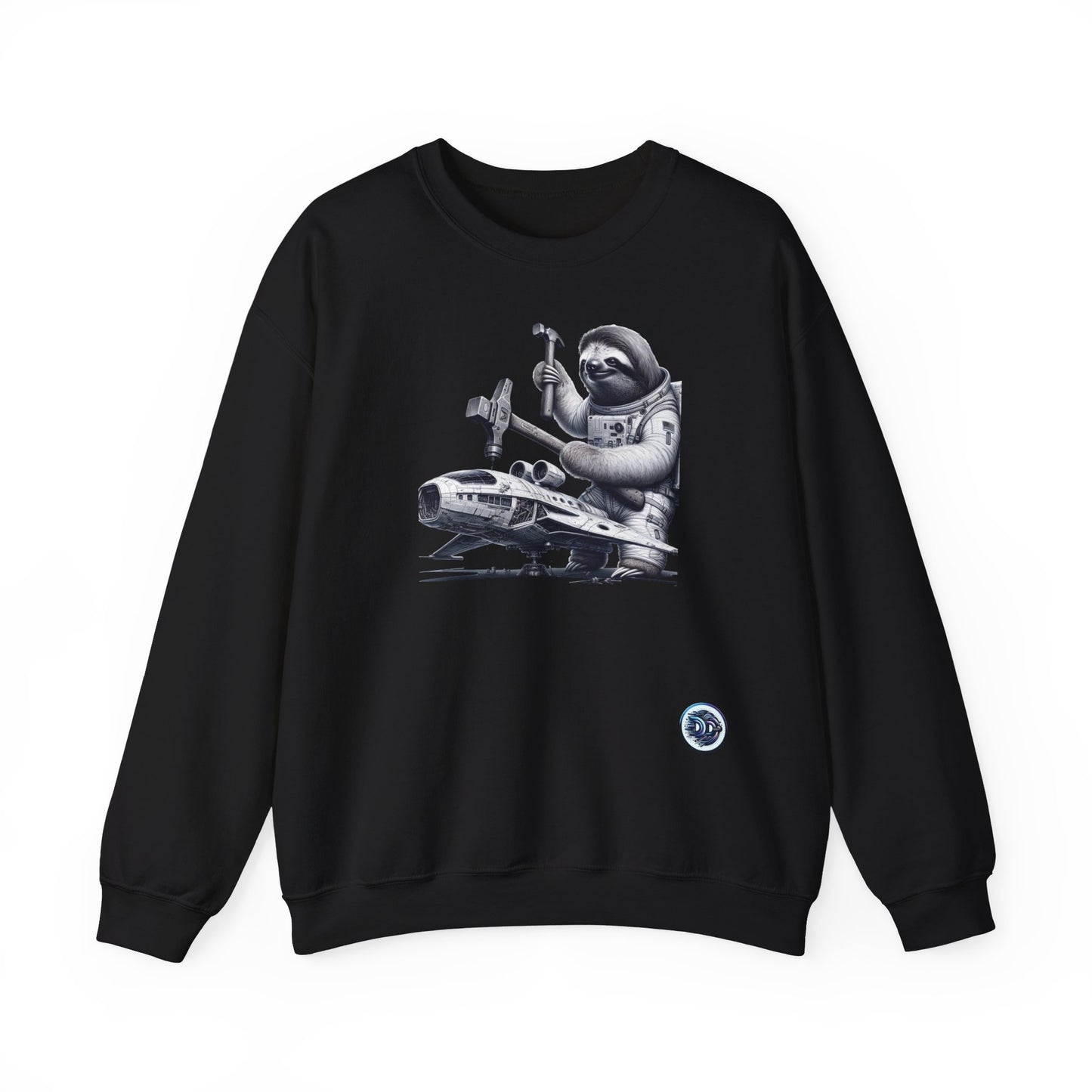 Astronaut Sloth Mechanic Crewneck